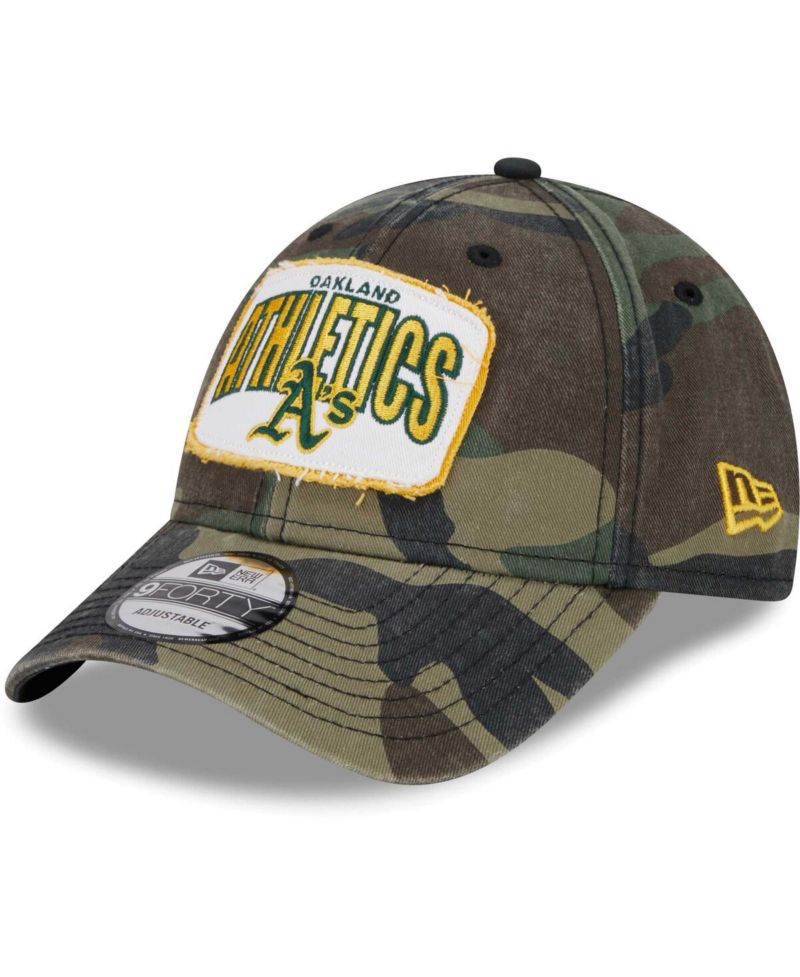 Men's Camo Oakland Athletics Gameday 9FORTY Adjustable Hat