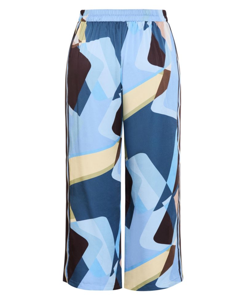 Plus Size Amaya Abstract Print Wide Leg Pant