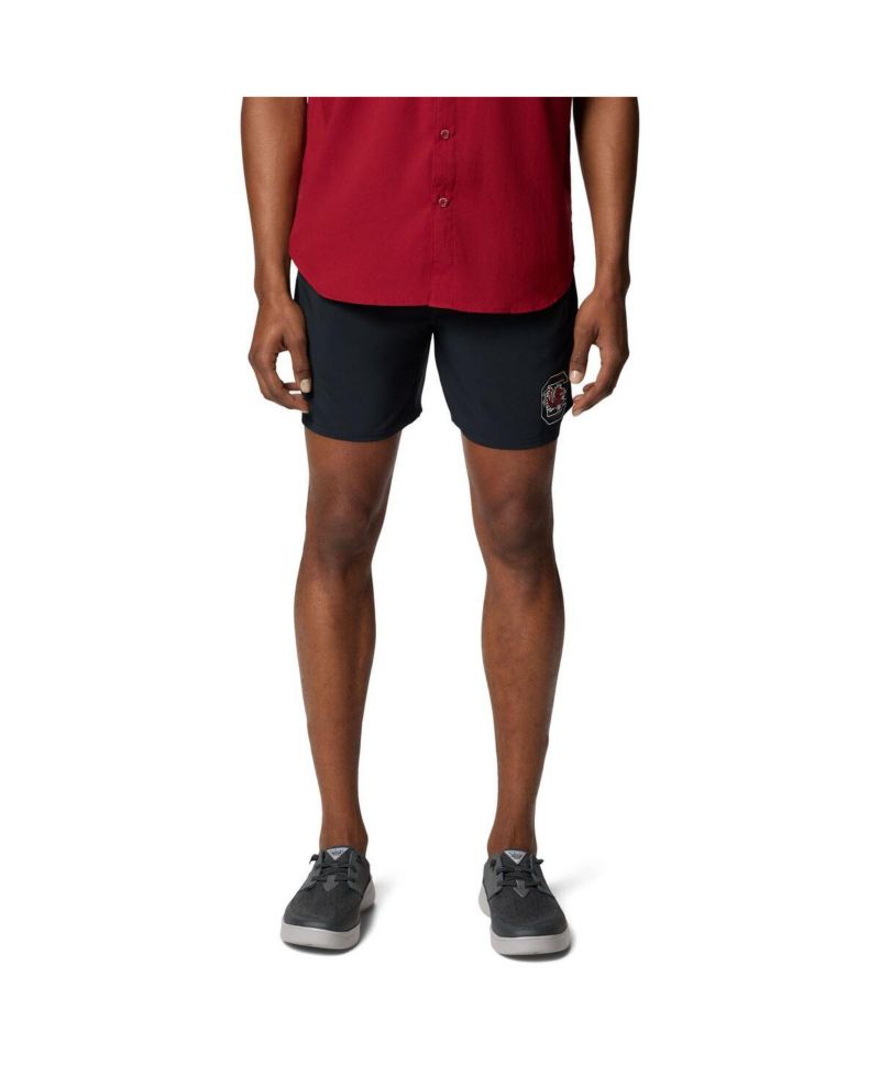 Men's Black South Carolina Gamecocks PFG Terminal Roamer Omni-Shade Stretch Shorts