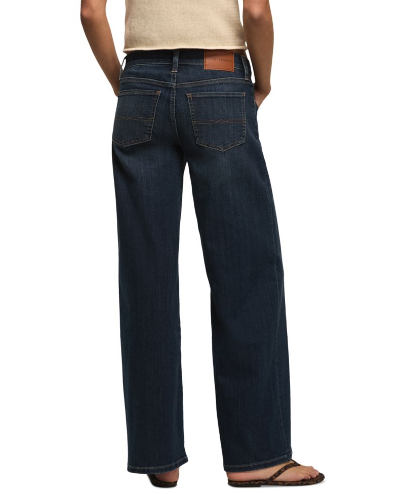 Women's Sweet Mid-Rise Wide-Leg Jeans