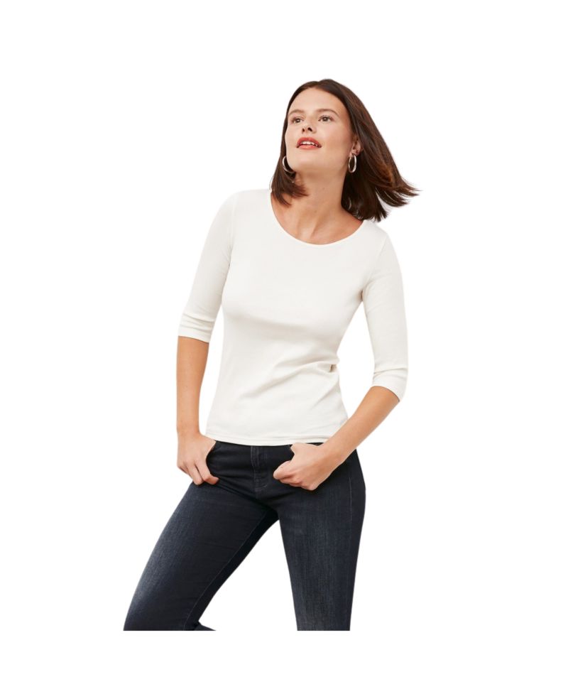 Women's Soyoung T-Shirt - Organic Ribbed Pima Cotton