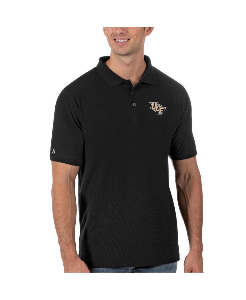 Men's Black UCF Knights Legacy Pique Polo Shirt