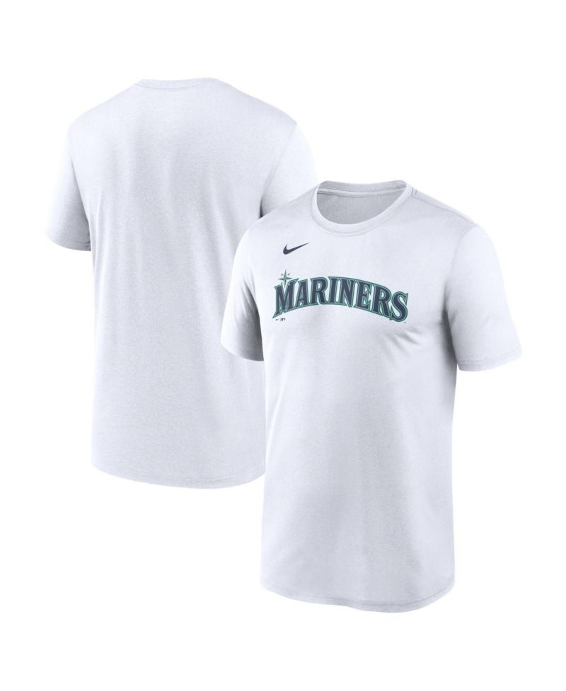 Men's White Seattle Mariners New Legend Wordmark Dri-FIT T-Shirt