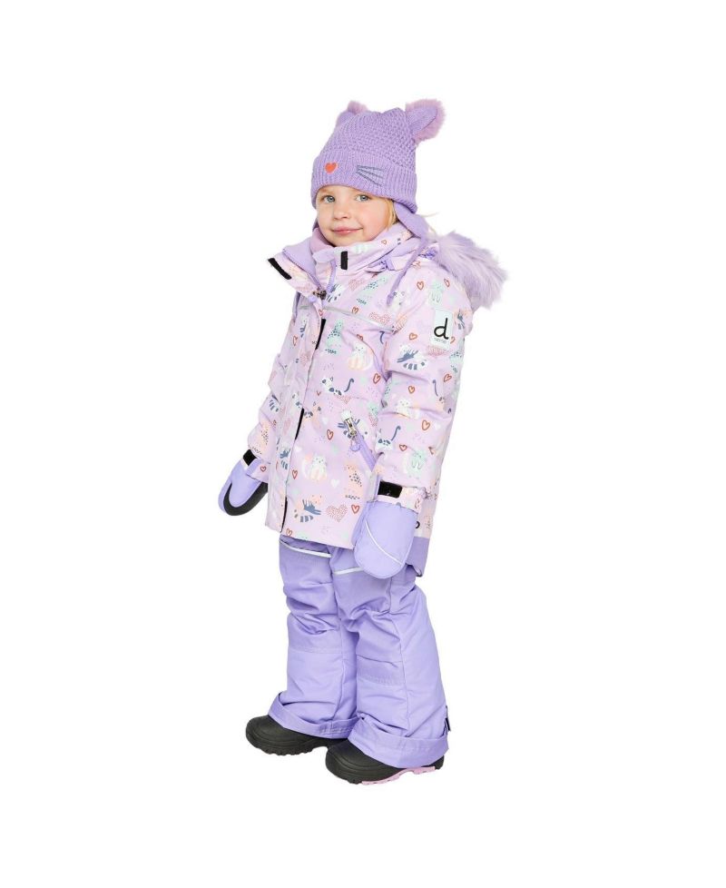 Little Girls Kids&baby(6-8)Little Two Piece Discover Snowsuit Printed Cats