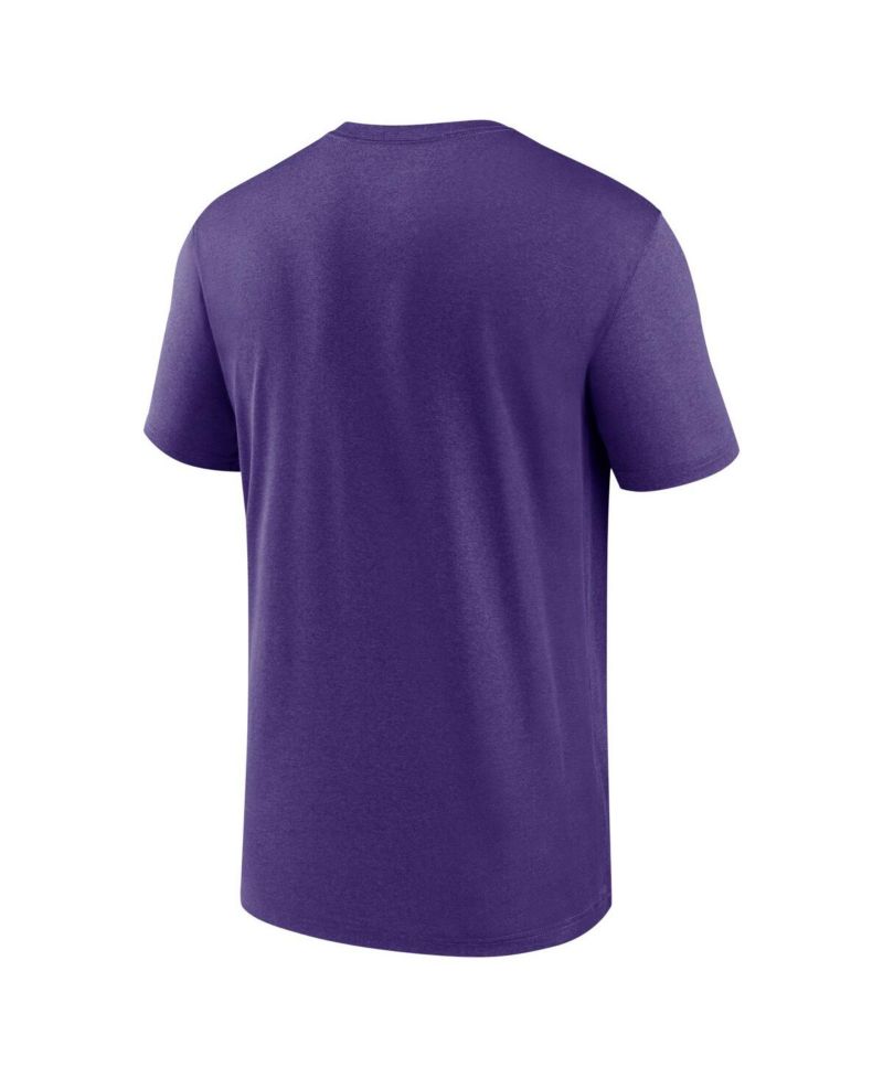 Men's Purple LSU Tigers Legend Basketball Icon Performance T-Shirt