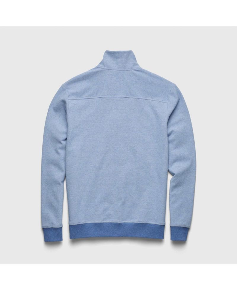 Men's Bobby Stripe Fleece Quarter Zip Sweater