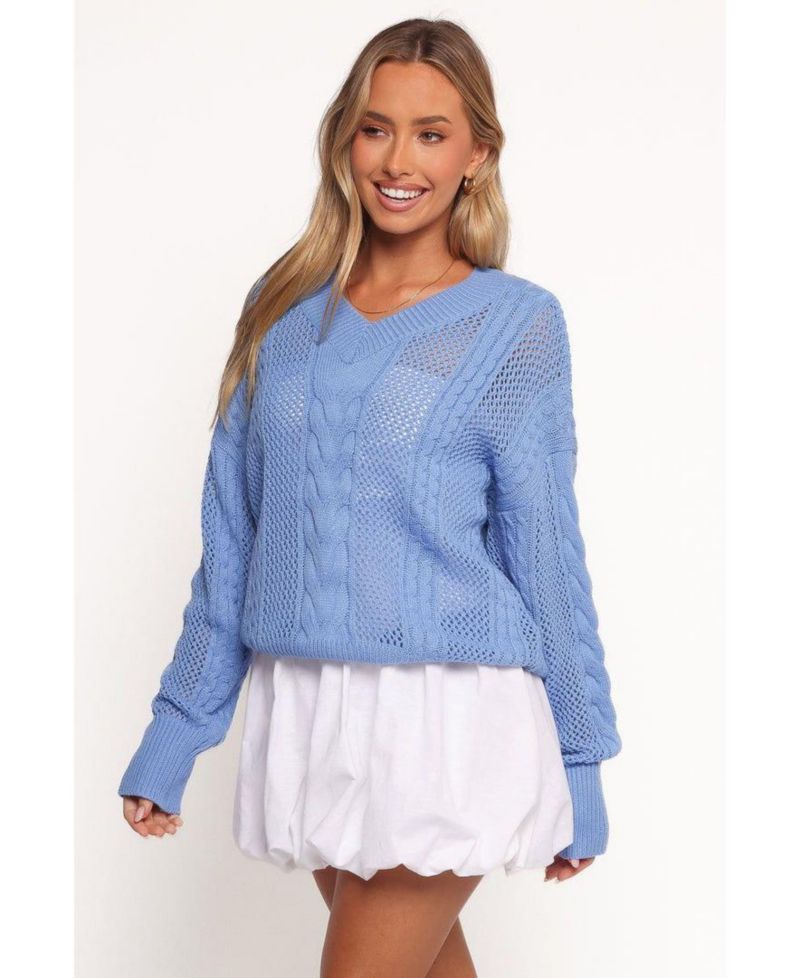 Women's Janie Knit Sweater - Blue