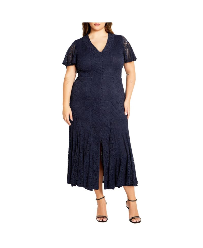 Plus Size Lace Christa Dress