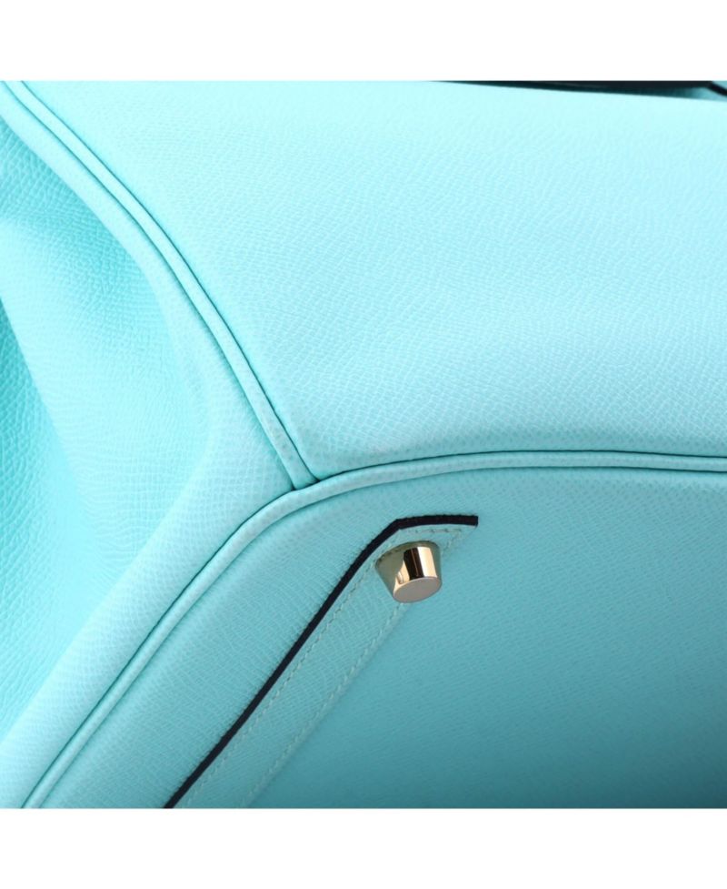Birkin 30 Handbag Blue Epsom with Gold Hardware