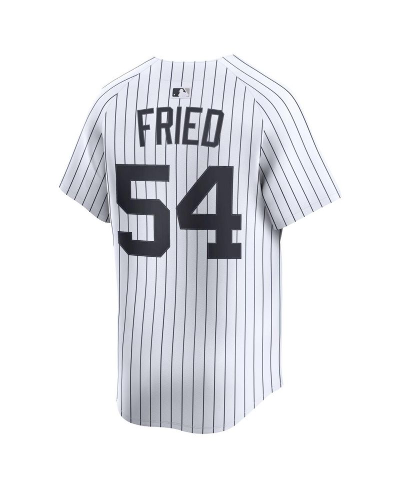 Men's Max Fried White New York Yankees Home Limited Player Jersey