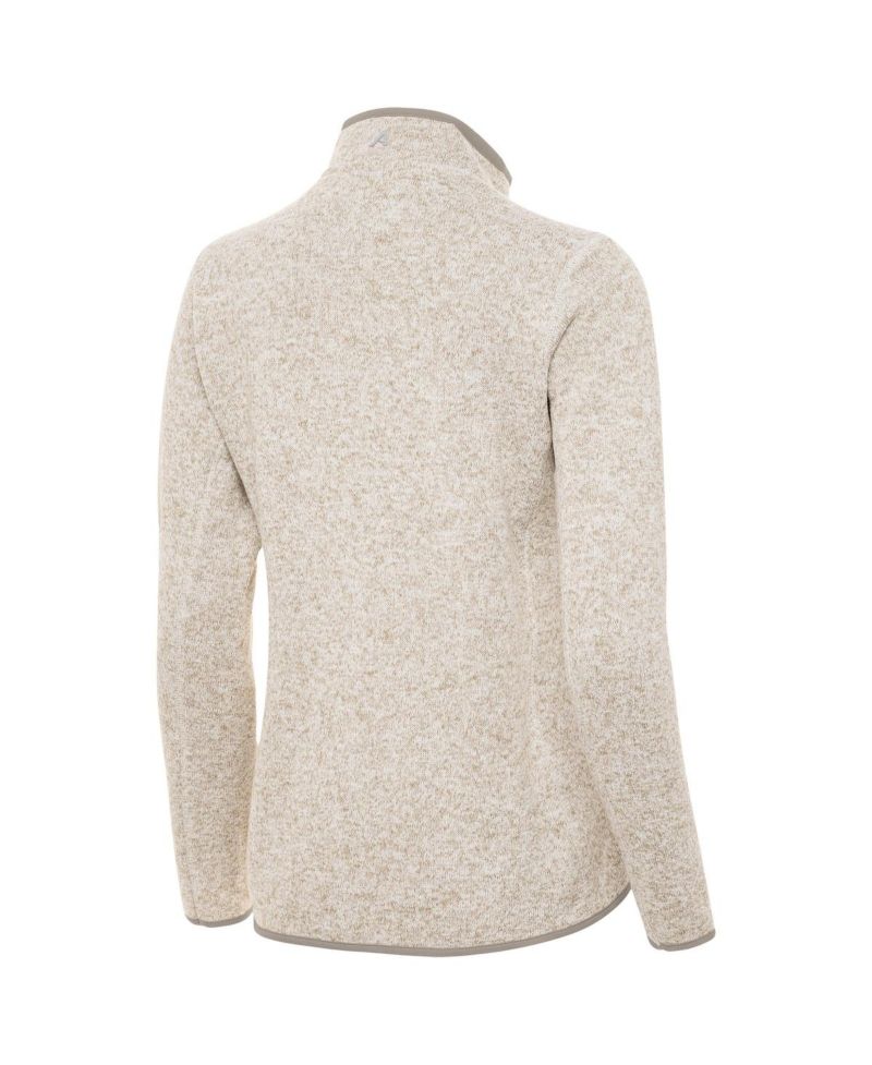Women's Oatmeal Indiana Fever Fortune Half-Zip Pullover Jacket