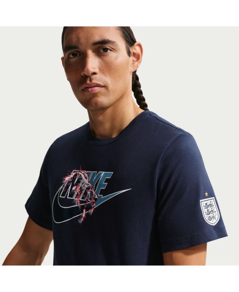 Men's Navy England National Team Futura T-Shirt