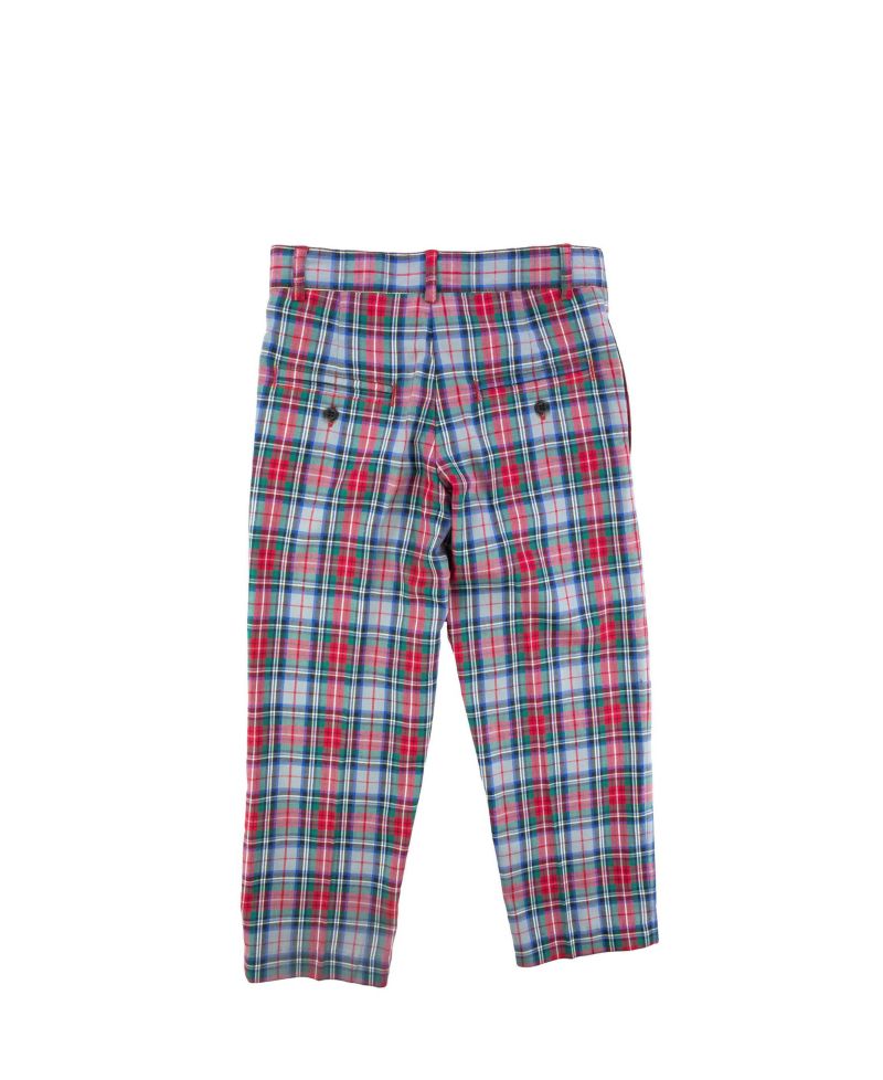Little Boys Plaid Pant