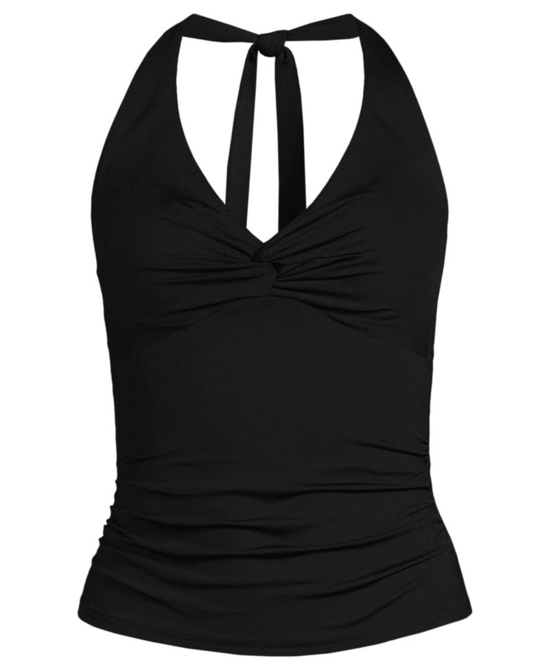 Women's Twist Halter Tankini Top
