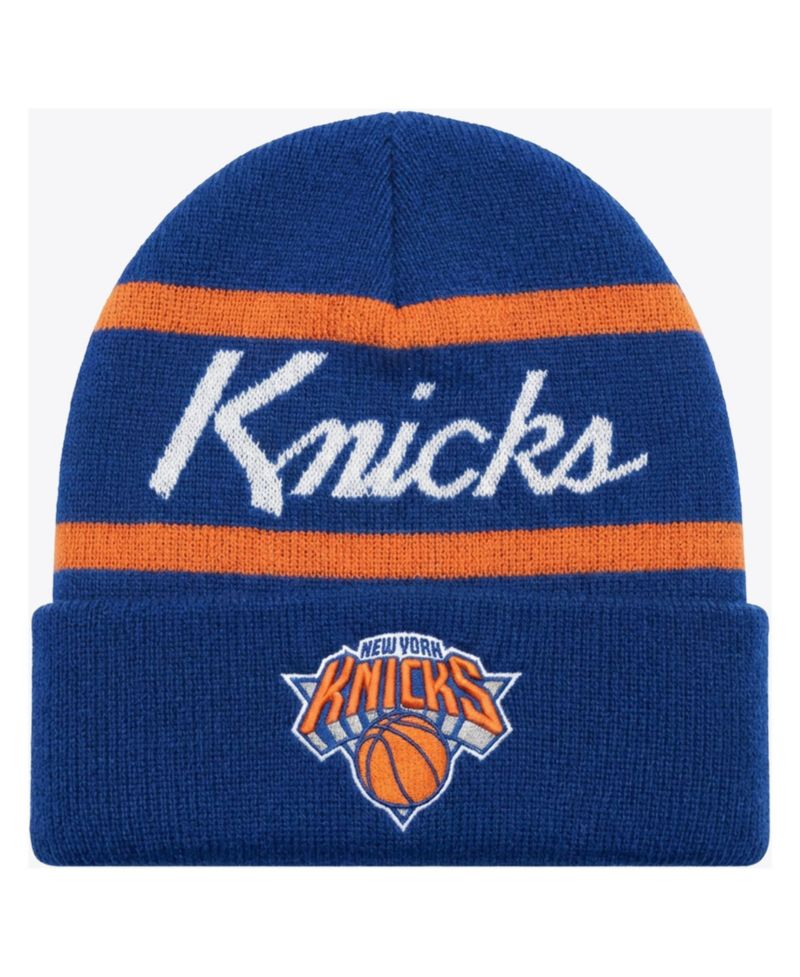 Men's Blue New York Knicks Head Coach Cuffed Knit Hat