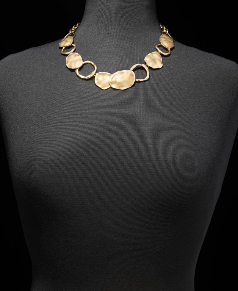 Gold-Tone All Around Collar Necklace