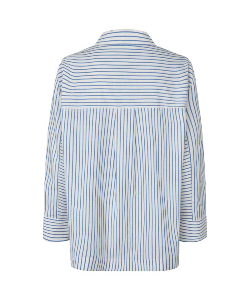 Women's MaIsolisse Striped Long-Sleeve Cotton Shirt