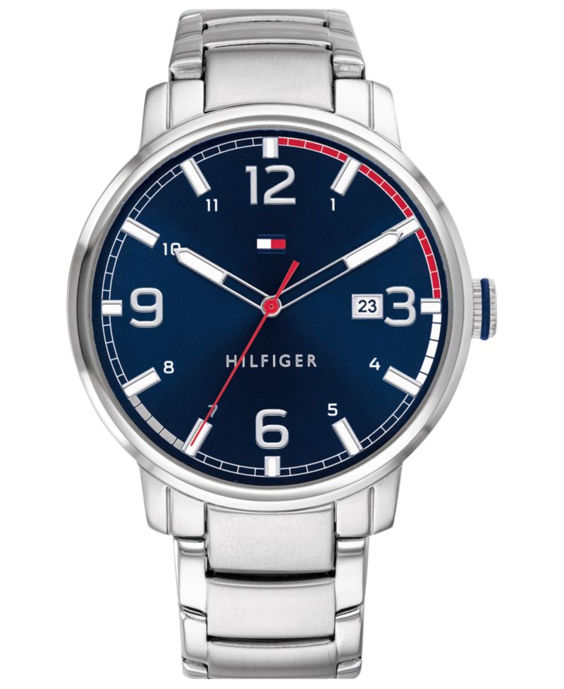 Men's Stainless Steel Bracelet Watch 44mm