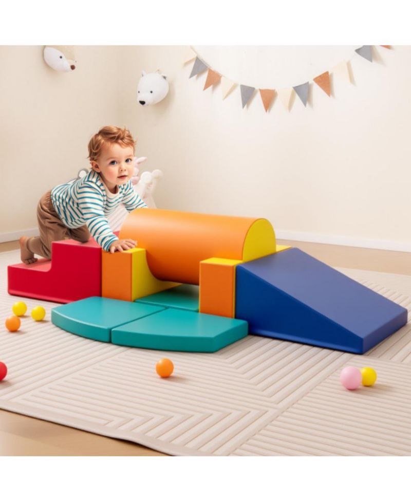 10 Piece Soft Foam Climbing Blocks Set