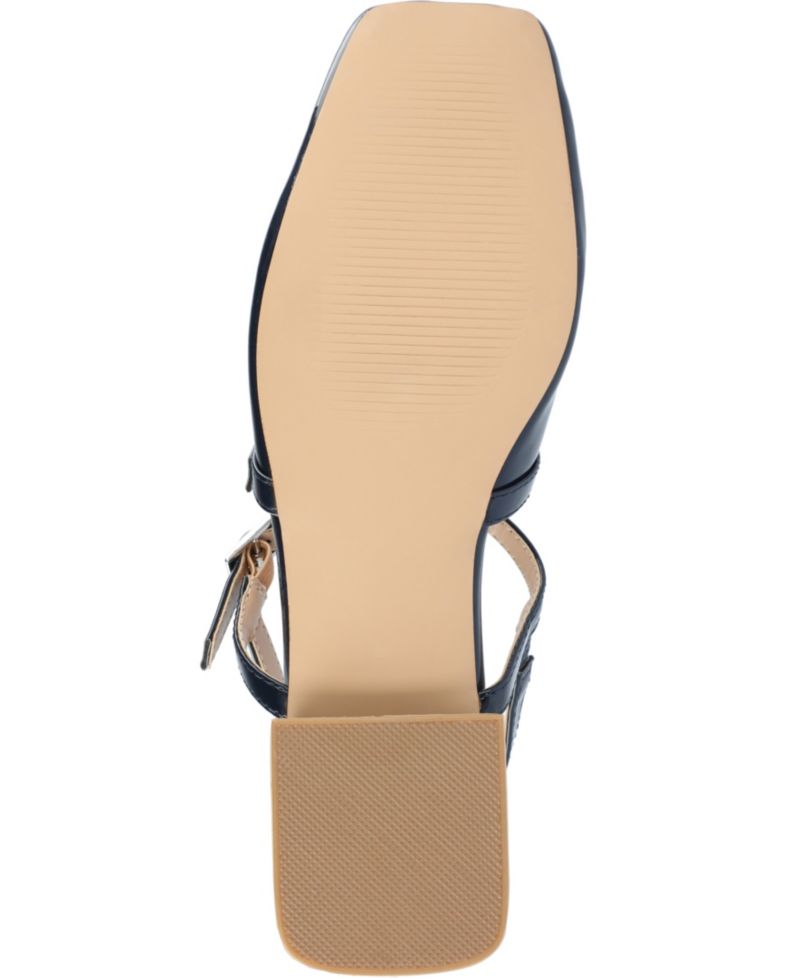 Women's Gretchenn Multi Strap Mary Jane Slingback Flats