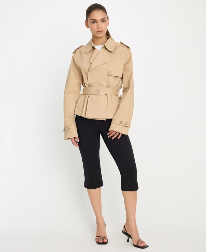 Women's Cropped Trench Jacket