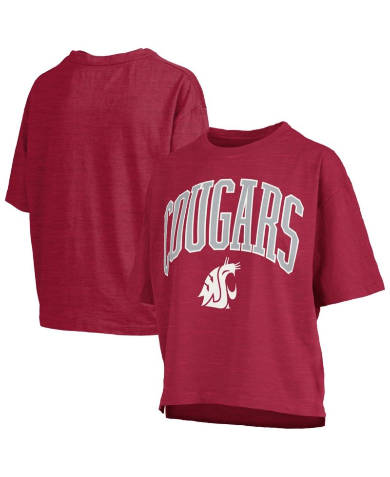 Women's Crimson Washington State Cougars Nelson T-Shirt