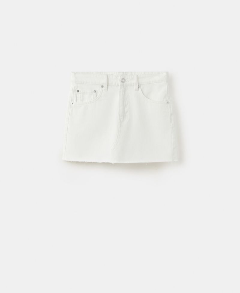 Women's Mid-Rise Denim Skirt