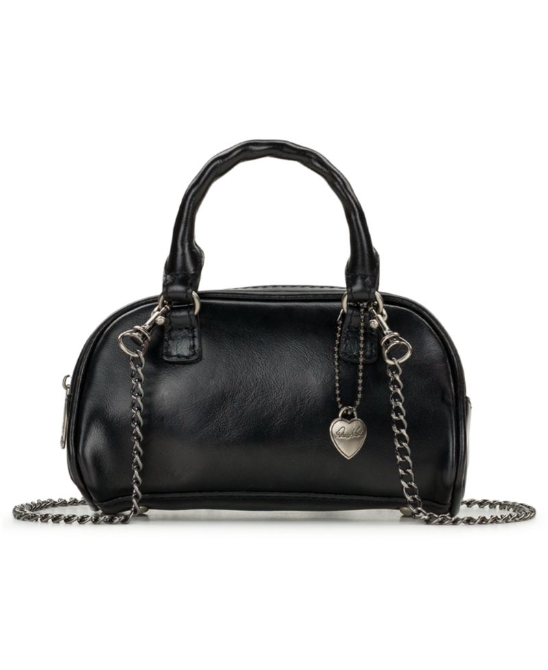 Pomezia Mini Leather Top Handle Crossbody Bag