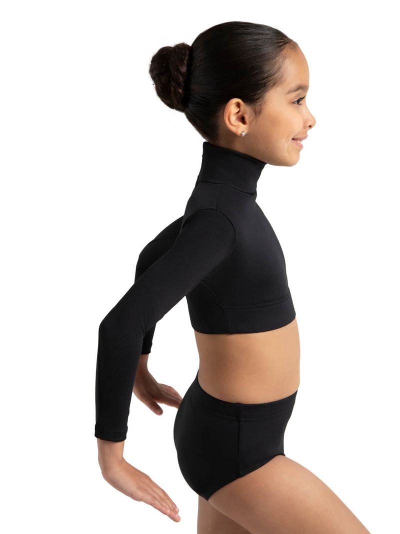 Girls Turtleneck Long Sleeve Top