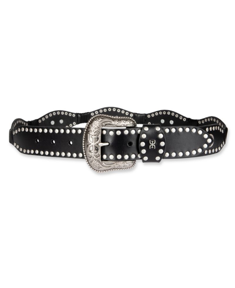 Women's Western Concho Scalloped Belt
