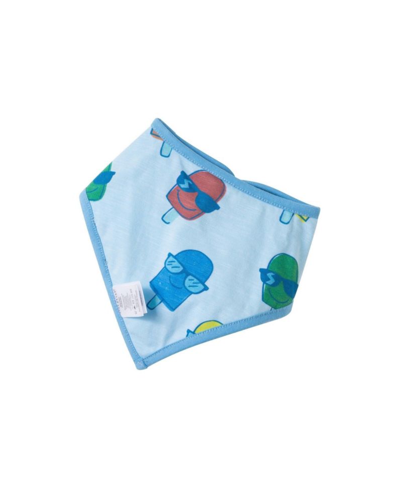 Baby Boys Ice-Pops Henley Romper and Bib Set