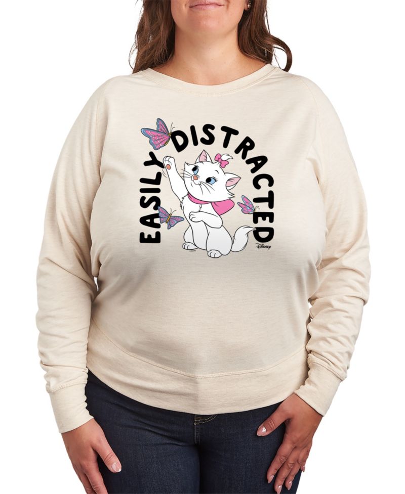 Plus Size The Aristocrats Easily Distracted Graphic Pullover T-Shirt