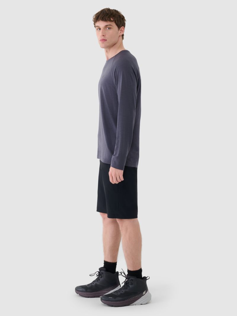 Men's Quick-Dry Trekking Long Sleeve Tee Crewneck Fit