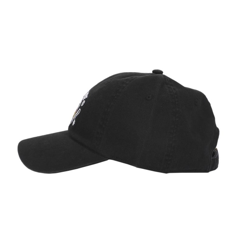 Men's Hellfire Club Black Unstructured Baseball Cap