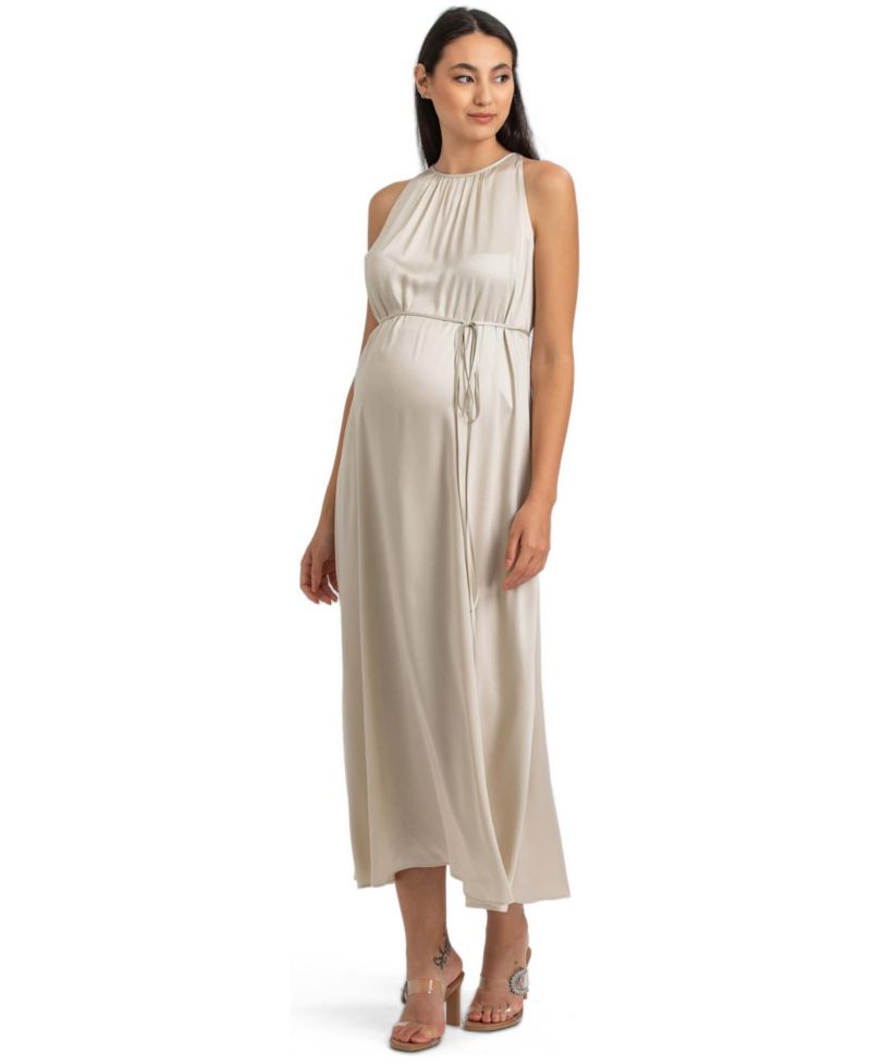 Women's PIETRO BRUNELLI Clarissa Sleeveless Satin Dress