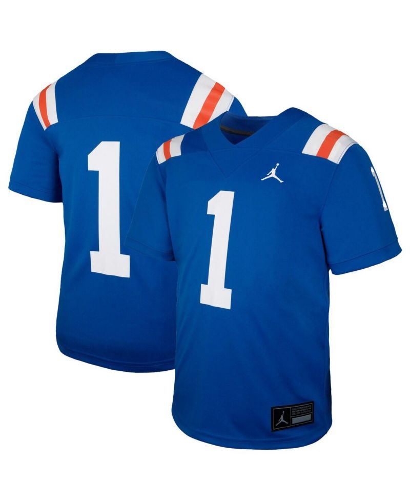 Big Boys and Girls 1 Royal Florida Gators Alternate Football Game Jersey