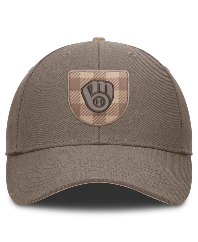 Men's Brown Milwaukee Brewers Statement Rise Adjustable Hat