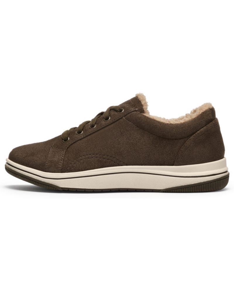 Women's Breeze Warm Suede Faux Fur Sneakers