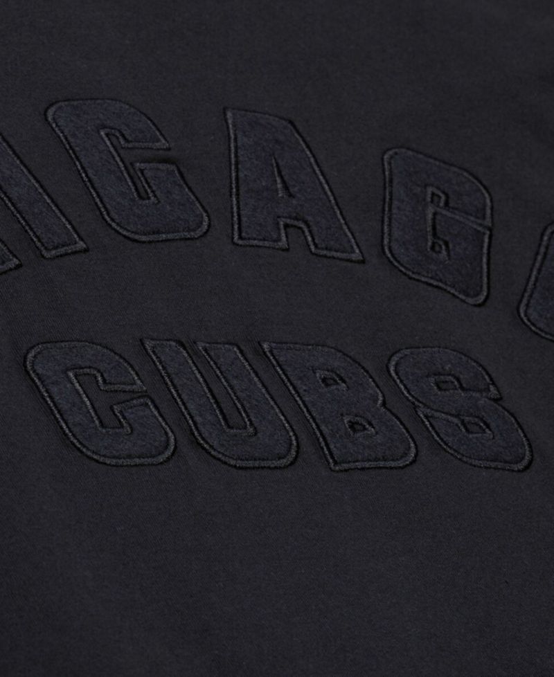 Men's Black Chicago Cubs Cooperstown Collection Phantom T-Shirt