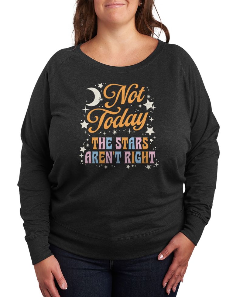 Plus Size Not Today Graphic Pullover T-Shirt