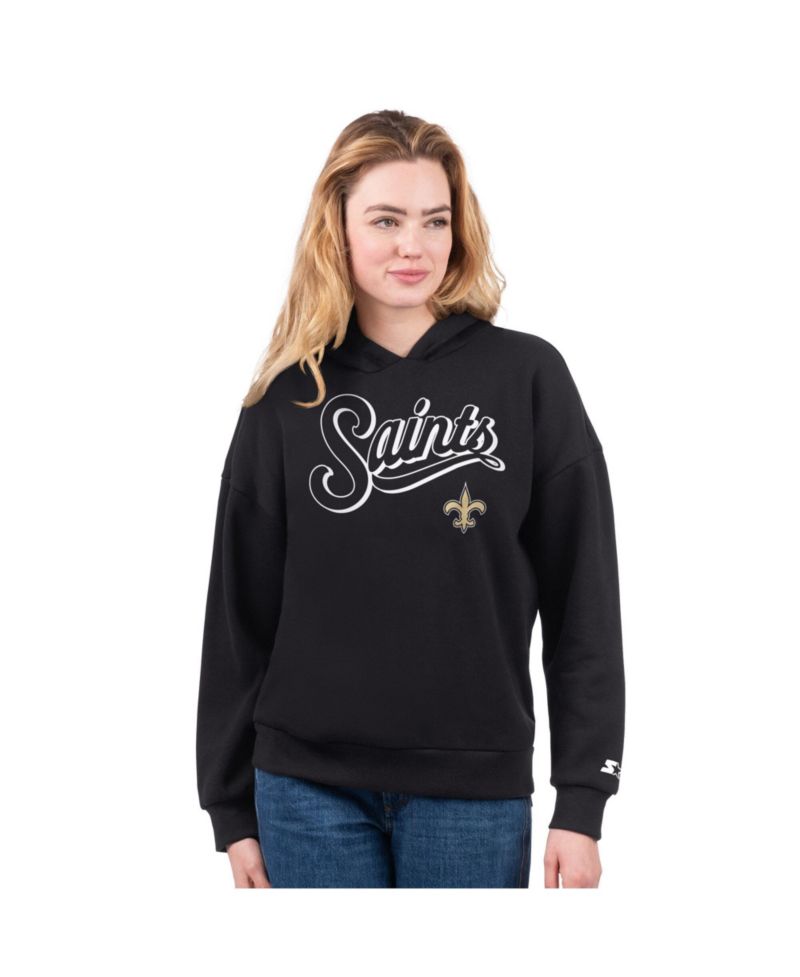 Women's Vegas Gold/Black New Orleans Saints Hoodie & T-Shirt Combo Pack