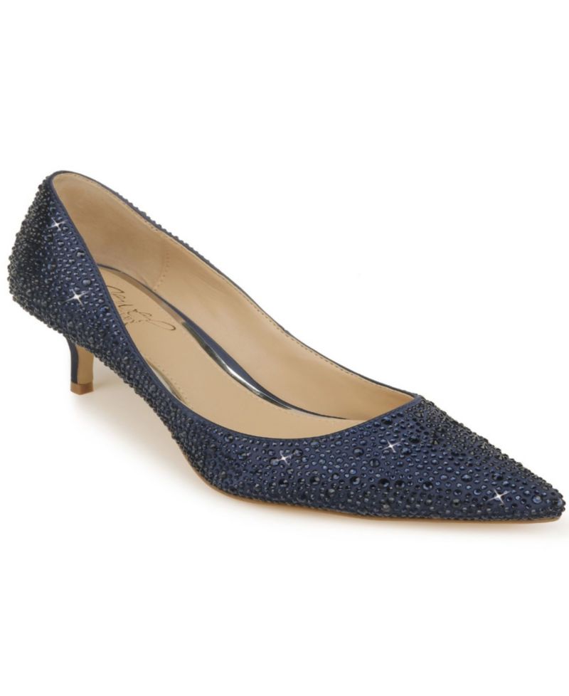 Women's Frenchie Kitten Heel Evening Pumps