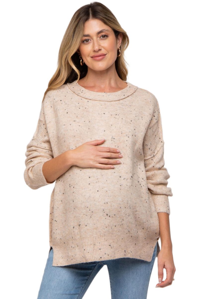 Women's Speckled Knit Sweater