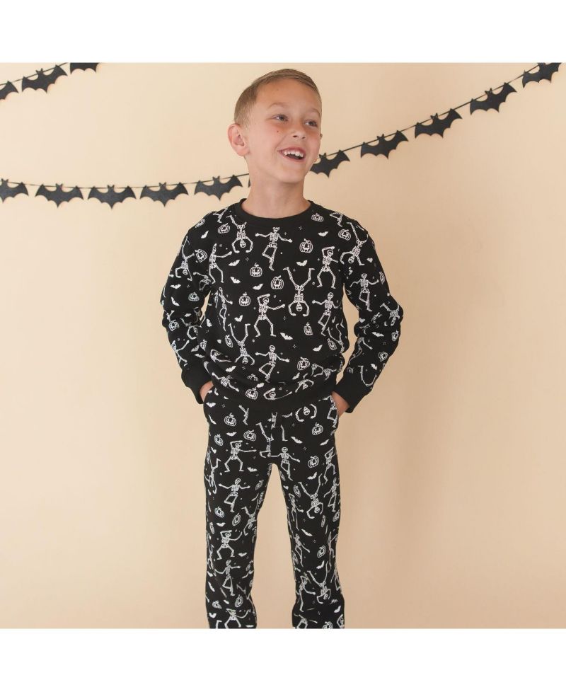 Boys' 4-20 Glow-in-the-Dark Halloween Long-Sleeve Sweatshirt