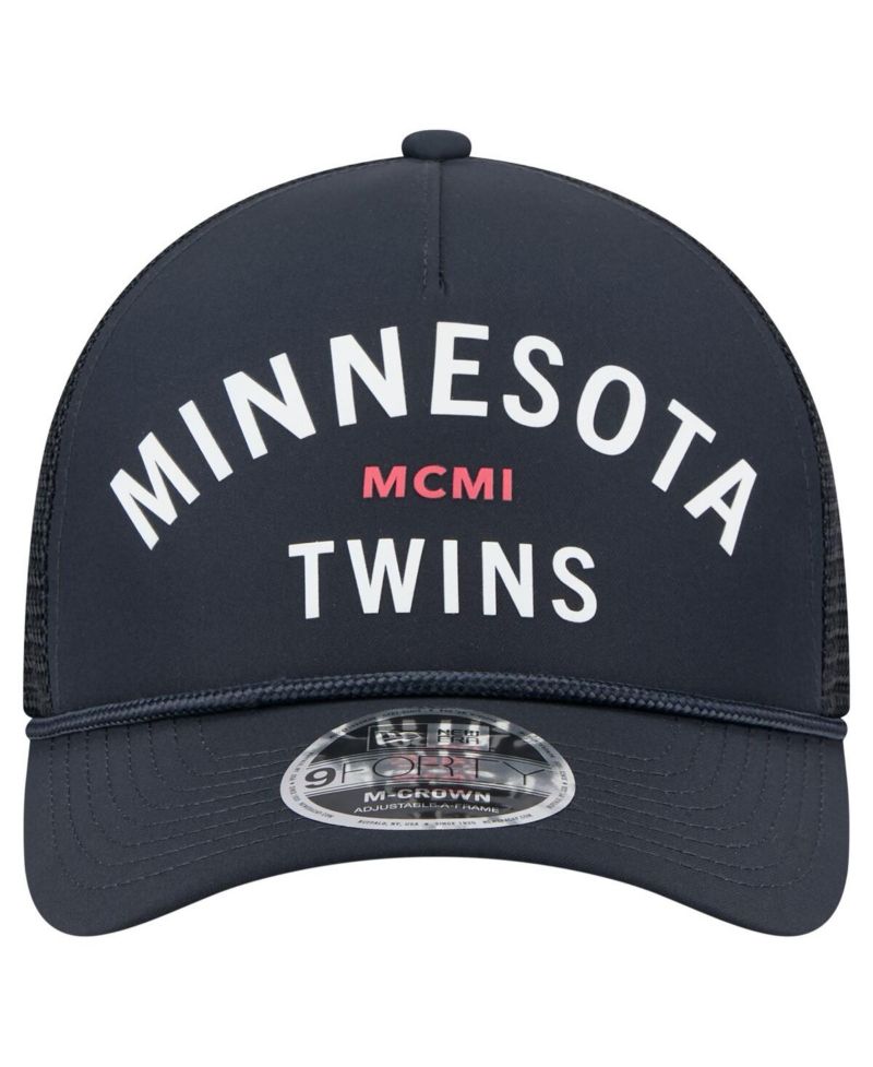 Men's Navy Minnesota Twins Minimalist 9FORTY A-Frame Adjustable Hat