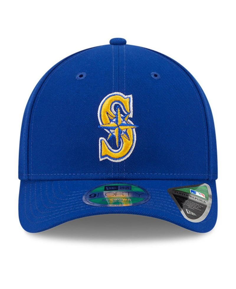 Men's Royal Seattle Mariners Player Replica 9FORTY Adjustable Hat