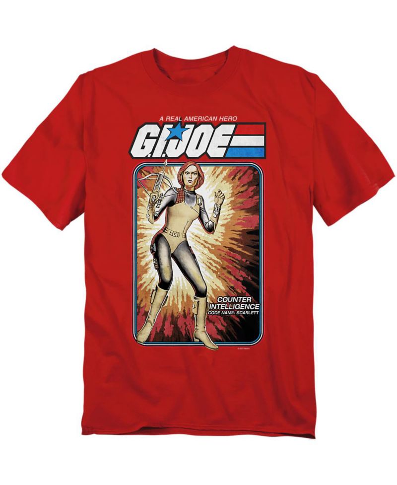Men's G.I. Joe Scarlett Card T-Shirt