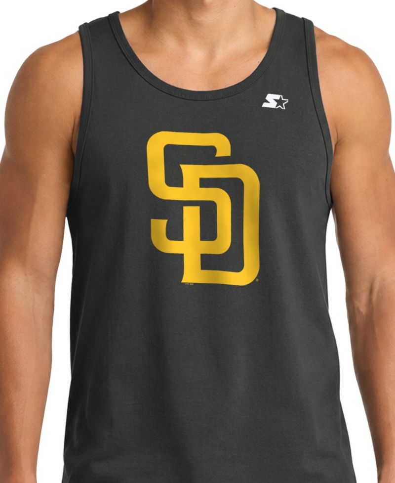 Men's Black San Diego Padres Tank Top