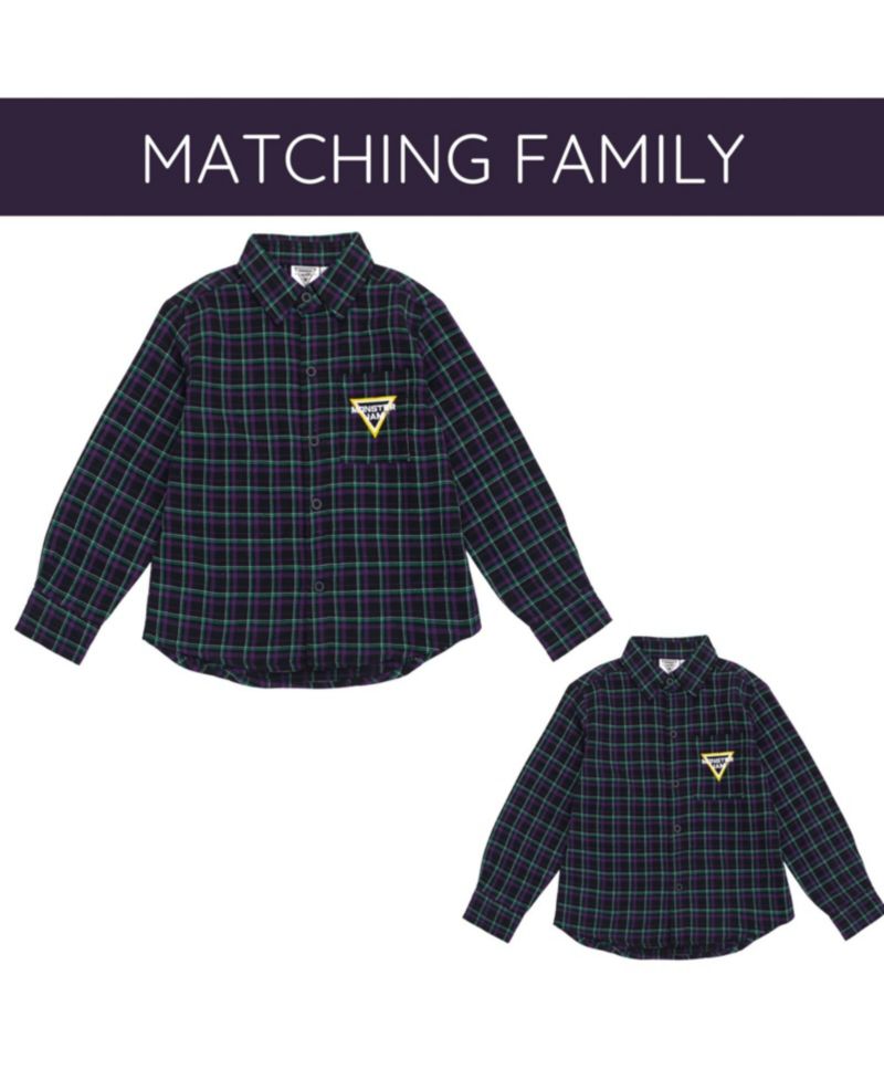 Boys Grave Digger Truck Flannel Matching Family Button Down Shirt