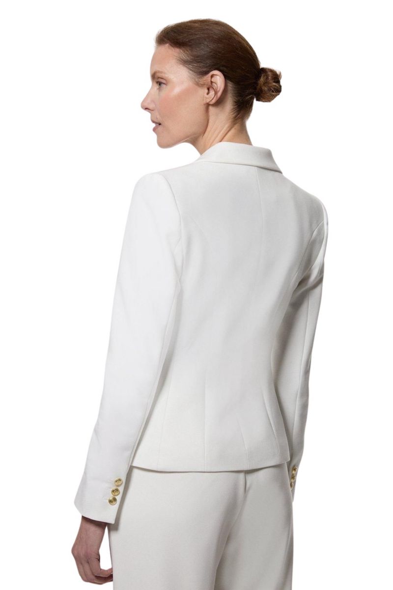 Women's Tailored Button Military Blazer